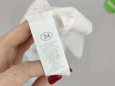 klapki biale wojas: SZACHOWNICA, Bluzka damska, XS — 5