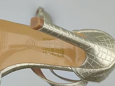 biale sandaly na platformie: Sandały damskie, rozmiar 36 — 6