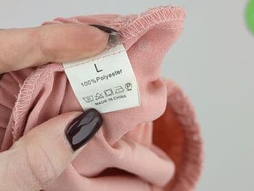 krótkie spodenki welurowe: Szorty damskie, rozmiar L — 4