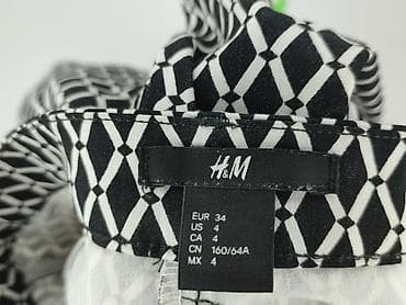 slippers 34: H&M, Spodnie materiałowe damskie, rozmiar S — 4