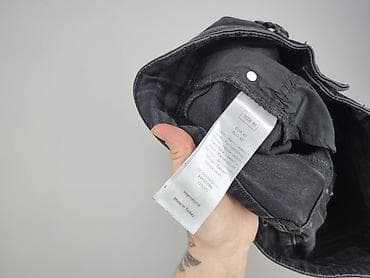 czarne jeansy pull: Orsay, Jeansy damskie, rozmiar M — 5