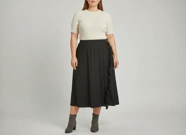 sukienki z gumką pod biustem: Spódnica damska, rozmiar 4XL — 1