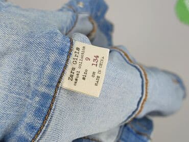 stradivarius kurtka koszulowa: Dziecięca kurtka jeansowa, 9 lat, 128-134 cm, Zara, stan - Idealny — 4