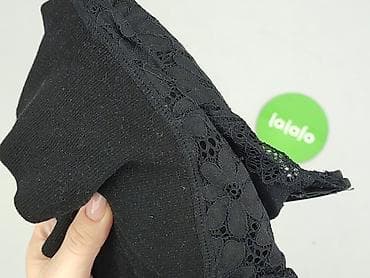 biustonosze tanio: Czarny koronkowy bralette/top - Dla: kobieta - Krój: miękki bralette — 4