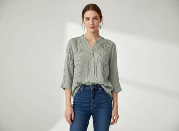 sukienka w wężowy wzór: Bluzka damska, rozmiar L — 5