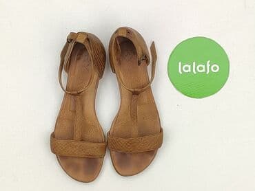 sandały skórzane z zakrytą piętą: Sandały damskie, rozmiar 35 — 2