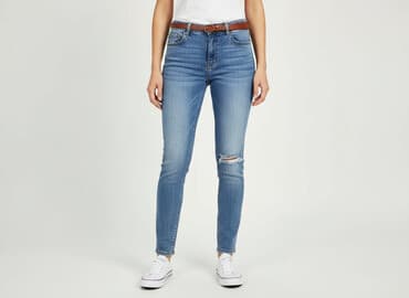 silesia sklepy z dżinsami: SZACHOWNICA, Jeansy damskie, rozmiar S — 6