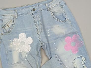 balloon jeans: Jeansy damskie, rozmiar L — 1