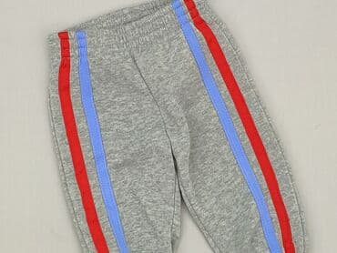 czarne spodnie woskowane: Sweatpants, 3-6 months, condition - Very good — 1