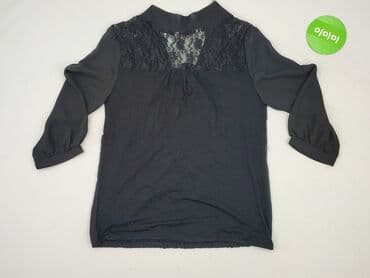 czarna bluza pull and bear: Glamour, Bluzka damska, rozmiar S — 3