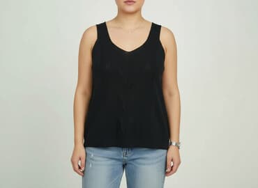 obcisła bluzka na ramiączkach: Top damski, rozmiar 2XL — 1