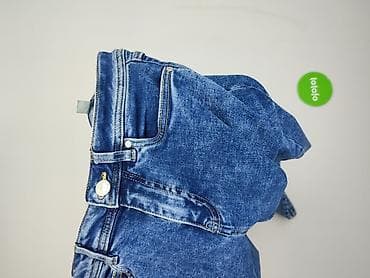 jeans wysoki stan: DENIM JEANS, Jeansy damskie, rozmiar S — 5