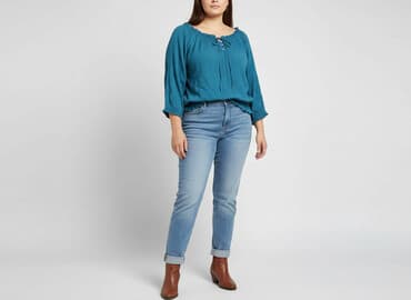 bluzka pod marynarkę plus size: Bluzka damska, XL — 7