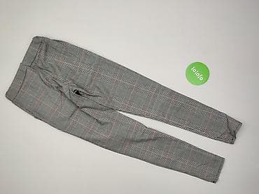 patchwork: Material trousers for women, size S — 3