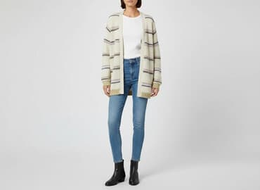 only sweter w paski: Soyaconcept, Kardigan damski, rozmiar XS — 9