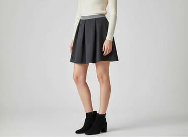 plisowane spódnice srebrne: Spódnica damska, rozmiar M — 6