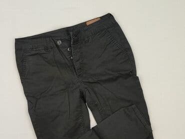 zara woskowane spodnie: Asos, Material trousers for women, size L (EU 40) — 1