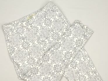 spodnie cyfrowa flora: Freesia, Spodnie materiałowe damskie, rozmiar M — 1