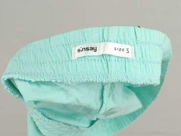 czarne krótkie spodenki sinsay: Sinsay, Szorty damskie, rozmiar S — 4