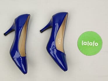 ccc srebrne sandały na obcasie: Półbuty damskie, rozmiar 36 — 11