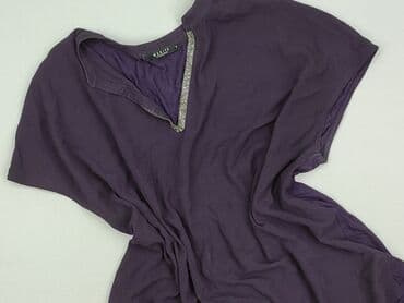 czarne t shirty damskie w serek: Mohito, T-shirt damski, rozmiar S — 1