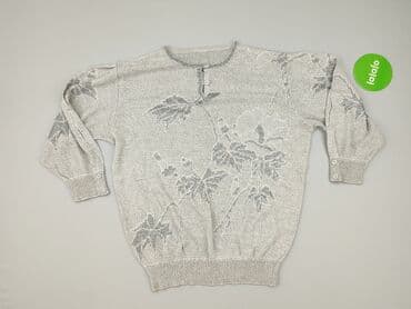 skarpeta świąteczna szara: Sweter damski, rozmiar M — 3