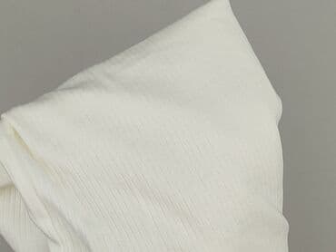 biała obcisła koszulka: Sinsay, Bluzka damska, M — 6