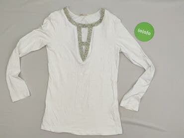 sweter piórkowy na drutach: Bluzka damska, rozmiar S — 2