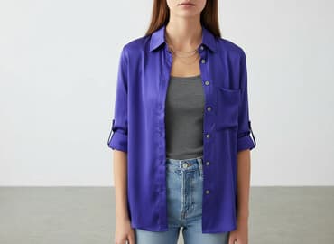 koszula z kokardą hm: H&M, Koszula damska, rozmiar S — 1