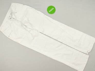 białe spodnie ciążowe: Spodnie materiałowe damskie, rozmiar M — 2