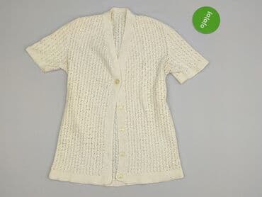 sweter z krótkim rękawem męski: Kardigan damski, rozmiar S — 2