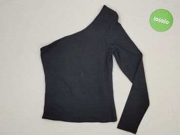 bluzki asymetryczna czarne: Bluzka damska, XS — 2