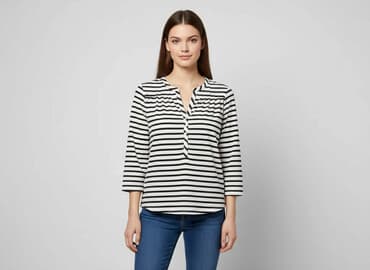 bluza w paski h m: H&M, Bluzka damska, rozmiar S — 1