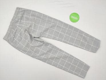 spodnie cargo szare pull and bear: PULL&BEAR, Spodnie materiałowe damskie, rozmiar S — 3