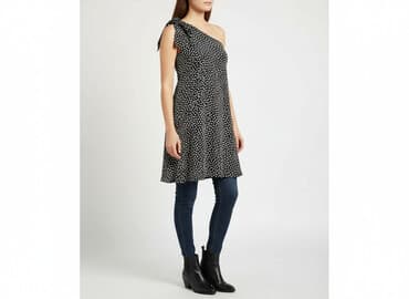 długa sukienki na jedno ramię: Sukienka damska, rozmiar L — 1