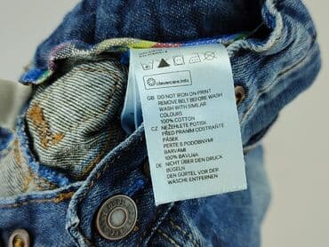 czerwona koszulka hm: Spodnie jeansowe, H&M, 3-6 miesięcy, stan - Bardzo dobry — 5