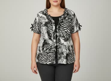 bluzki z frędzlami reserved: Bluzka damska, rozmiar 4XL — 6