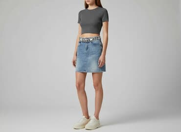 dżinsy z łańcuchem: Spódnica damska, rozmiar XS — 1