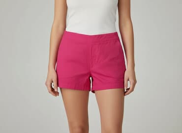 różowe krótkie spodenki damskie: Warehouse, Szorty damskie, rozmiar M — 7