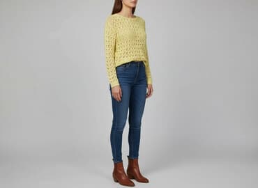 sweter kopertowy wiązany zara: Zavanna, Sweter damski, rozmiar XL — 7