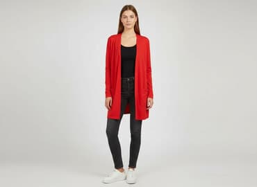 reserved czerwony sweter: Kardigan damski, rozmiar M — 7