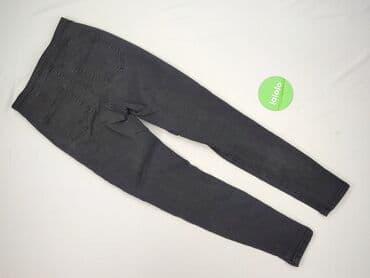 sinsay czarne spodnie z wysokim stanem: Sinsay, Jeansy damskie, rozmiar S — 5