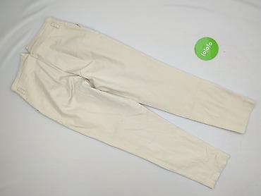 biale spodnie materialowe: CLICK, Spodnie materiałowe damskie, rozmiar L — 3