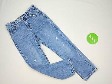 kik trampki: Spodnie jeansowe, DenimCo, 10 lat, 140, stan - Idealny — 2