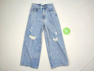 spodnie piżama hello kitty: PULL&BEAR, Jeansy damskie, rozmiar 2XS — 2