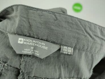 damskie szorty trekkingowe: Mountain Warehouse, Spodnie materiałowe damskie, rozmiar M — 4