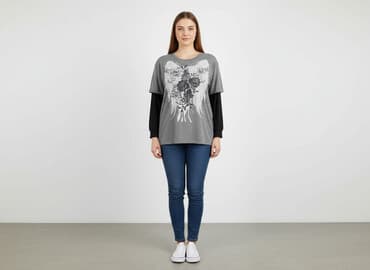 Romwe, T-shirt damski, rozmiar L w lalafo.pl Romwe, T-shirt damski, rozmiar L