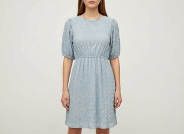 niebieska sukienki midi: Sukienka damska, rozmiar S — 1