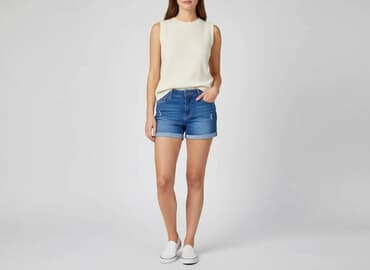 dsquared2 krotkie spodenki: Denim, Shorts for women, size S — 1