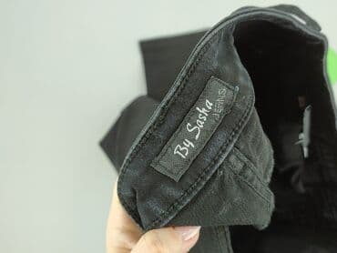 czarne obcisła bluzki: Jeansy damskie, L — 4